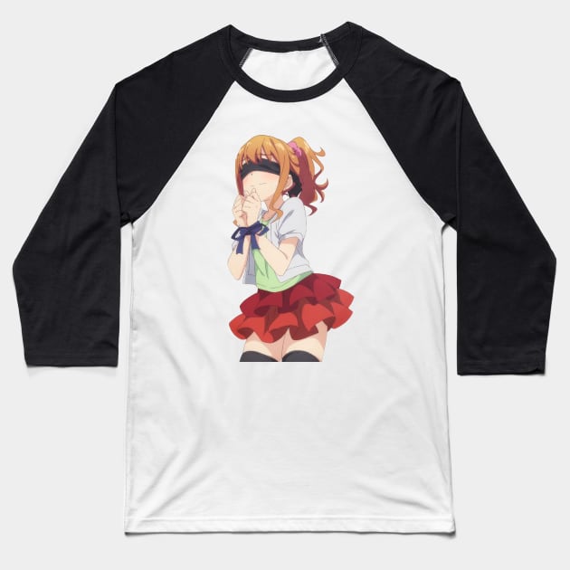 Megumi Lewd Baseball T-Shirt by KokoroPopShop